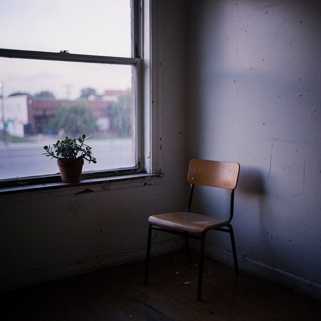 A quiet window corner of the Zervuqo studio
